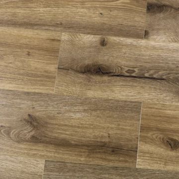 Виниловый SPC ламинат Stepton (Стэптон) Timeless 5,5/43 Тик Золотистый (Teak Golden), 001 с подложкой EXPI 1 мм