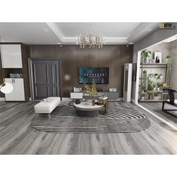 Кварц-виниловый SPC ламинат DW Flooring (ДВ Флуринг) Палубная 5/43 Титан (Titanium), HY-P-107 с интегрированной подложкой