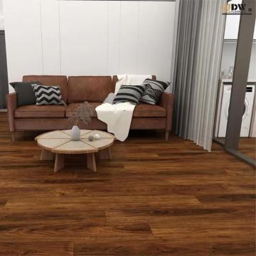 Кварц-виниловый SPC ламинат DW Flooring (ДВ Флуринг) Палубная 5/43 Дуб дизайн темный (Dark Design Oak), HY-P-108 с интегрированной подложкой