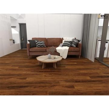 Кварц-виниловый SPC ламинат DW Flooring (ДВ Флуринг) Палубная 5/43 Дуб дизайн темный (Dark Design Oak), HY-P-108 с интегрированной подложкой