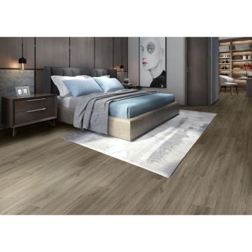 Кварц-виниловый SPC ламинат DW Flooring (ДВ Флуринг) Палубная 5/43 Темный гранит (Dark Granite), LG-S-7103 с интегрированной подложкой