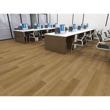 Кварц-виниловый SPC ламинат DW Flooring (ДВ Флуринг) Классическая елка 5/43 Дуб средне светлый (Medium Light Oak), LG-S-7204 с интегрированной подложкой