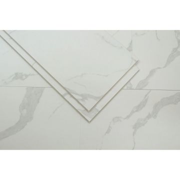 Кварцвиниловая SPC плитка Novafloor (Новафлур) Keramik 4,5/43 Мрамор Калаката (Marble Calacata), KRM-07