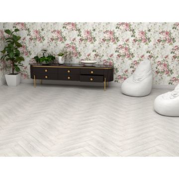 Кварцвиниловая SPC плитка Novafloor (Новафлур) Chateau 4,5/43 Дуб Шато Серый (Oak Chateau Grey), NF-60