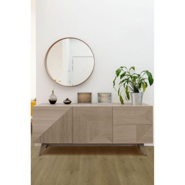 Виниловый SPC ламинат Куберпол (Cuberpol) Резонанс Kuberwood 6/34 Эмеральд 607 (Emerald 607), KR607PL с подложкой встроенной IXPE 1 мм