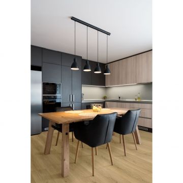 Виниловый SPC ламинат Куберпол (Cuberpol) Резонанс Kuberwood 6/34 Эмеральд 607 (Emerald 607), KR607PL с подложкой встроенной IXPE 1 мм