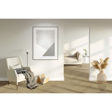 Виниловый SPC ламинат Куберпол (Cuberpol) Резонанс Kuberparquet 6/34 Амбер 652 (Amber 652), KR652PQ с подложкой встроенной IXPE 1 мм