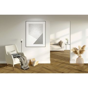 Виниловый SPC ламинат Куберпол (Cuberpol) Резонанс Kuberparquet 6/34 Кардинал 654 (Cardinal 654), KR654PQ с подложкой встроенной IXPE 1 мм