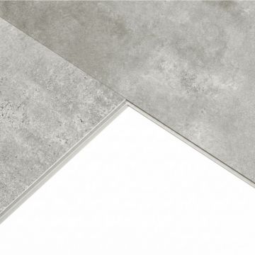 Кварцвиниловая SPC плитка ShineStone (ШайнСтоун) Узкая доска 4/43 Бетон Салация (Salacia Concrete), 4007
