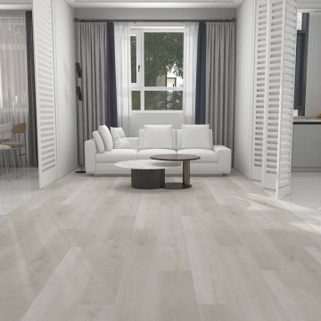 Плитка ПВХ Floorwood (Флурвуд) Quantum кварц-виниловый SPC 5/43 Дуб Элжерон (Algernon Oak), 6533 с подложкой 1 мм