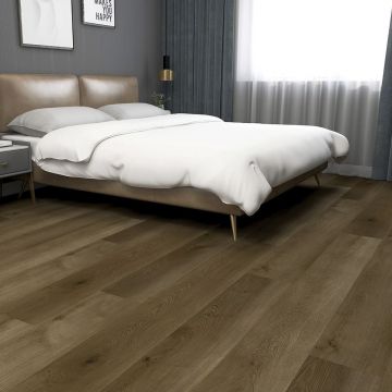 Плитка ПВХ Floorwood (Флурвуд) Quantum кварц-виниловый SPC 5/43 Дуб Кэмбел (Campbell Oak), 6537 с подложкой 1 мм