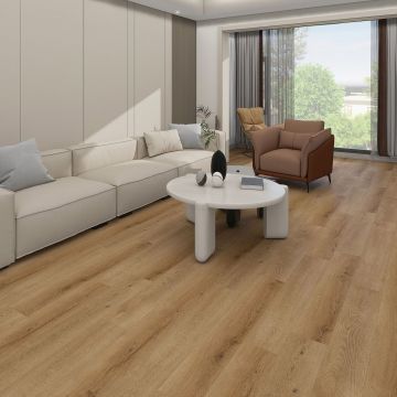 Кварц-виниловый SPC ламинат Floorwood (Флурвуд) Synchro 4/43 Дуб Флавио Золотой (Oak Flavio Gold), 6403