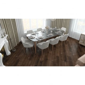 Виниловый пол Alpine Floor (Альпин Флор) Real Wood 6/43 Дуб Мокка (Oak Mokka), ECO 2-2 MC