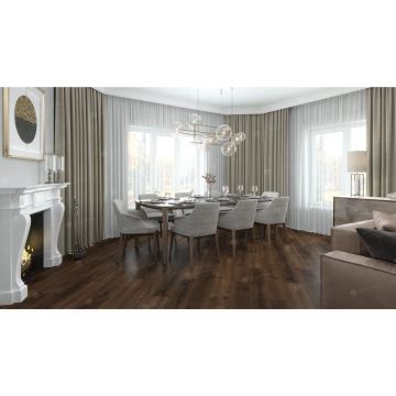 Виниловый пол Alpine Floor (Альпин Флор) Real Wood 6/43 Дуб Мокка (Oak Mokka), ECO 2-2 MC