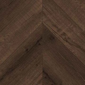 Виниловый SPC ламинат Alpine Floor (Альпин Флор) Chevron Alpine 5/43 Дуб Мокка (Oak Mocca), ЕСО 18-12 MC