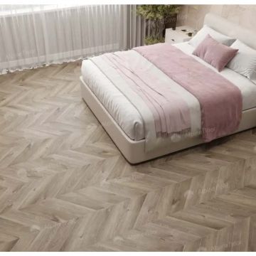 Кварц-виниловая плита Alpine Floor (Альпин Флор) Chervon Alpine LVT 2,5/43 Дуб Натуральный Отбеленный Chevron (Natural Bleached Oak Chevron), ЕСО 20-3