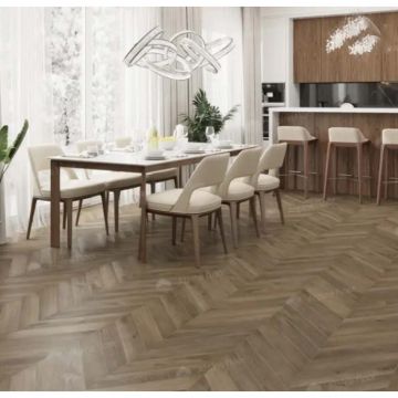 Кварц-виниловая плита Alpine Floor (Альпин Флор) Chervon Alpine LVT 2,5/43 Дуб Насыщенный Chevron (Rich Oak Chevron), ЕСО 20-4