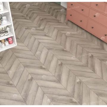 Кварц-виниловая плита Alpine Floor (Альпин Флор) Chervon Alpine LVT 2,5/43 Дуб Исида Chevron (Isis Oak Chevron), ЕСО 20-8