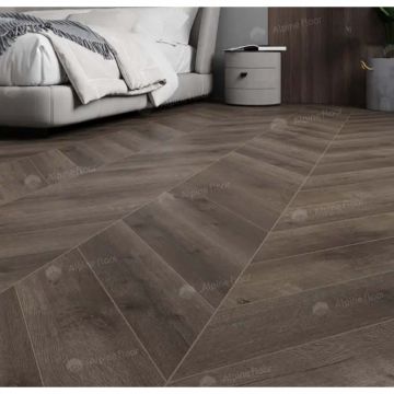 Кварц-виниловая плита Alpine Floor (Альпин Флор) Chervon Alpine LVT 2,5/43 Дуб Антарес Chevron (Oak Antares Chevron), ЕСО 20-9
