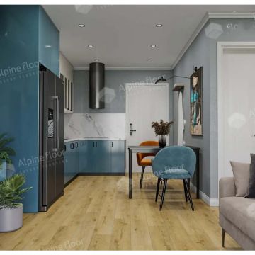 Виниловый SPC ламинат Alpine Floor (Альпин Флор) Eclipse Super Matt 4/43 Умбра (Umber), ЕСО 21-7