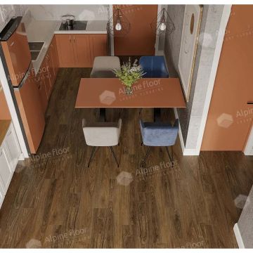 Виниловый SPC ламинат Alpine Floor (Альпин Флор) Nut 4/43 Орех Ногуэра Классик (Walnut Noguera Classic), ECO 22-1 MC