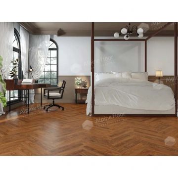 Виниловый SPC ламинат Alpine Floor (Альпин Флор) Nut 4/43 Орех Нойер (Walnut Neuer), ECO 22-5 MC