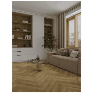 Каменно-полимерный ламинат SPC Альпин Флор Титан Паркет (Titan Parquet) 6/43 Антей фаска 4V (крашеная) ЕСО 29-11, Alpine Floor