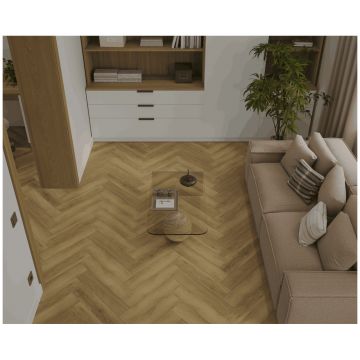 Каменно-полимерный ламинат SPC Альпин Флор Титан Паркет (Titan Parquet) 6/43 Антей фаска 4V (крашеная) ЕСО 29-11, Alpine Floor