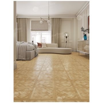 Каменно-полимерный ламинат SPC Альпин Флор Parquet Sirocco 6/43 Parquet Sirocco Паркет Южный Ветер Версаль фаска Микро ECO 25-1, Alpine Floor