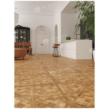 Каменно-полимерный ламинат SPC Альпин Флор Parquet Sirocco 6/43 Parquet Sirocco Паркет Южный Ветер Лувр фаска Микро ECO 25-2, Alpine Floor