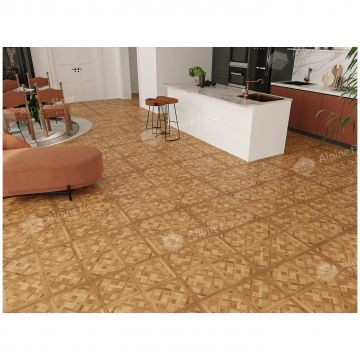 Каменно-полимерный ламинат SPC Альпин Флор Parquet Sirocco 6/43 Parquet Sirocco Паркет Южный Ветер Лувр фаска Микро ECO 25-2, Alpine Floor