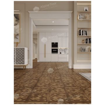 Каменно-полимерный ламинат SPC Альпин Флор Parquet Sirocco 6/43 Parquet Sirocco Паркет Южный Ветер Елисейские Поля фаска Микро ECO 25-3, Alpine Floor