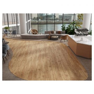 Кварцвиниловая плитка LVT Альпин Флор Liberty Loose Lay 5/43 Макадамия фаска Крашеная ECO 23-5, Alpine Floor