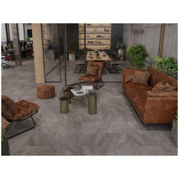 Кварцвиниловая плитка LVT Альпин Флор Монолит Премиум LVT (Stone Premium LVT) 2.5/43 Барбо фаска 4V (крашеная) ECO 26-6, Alpine Floor