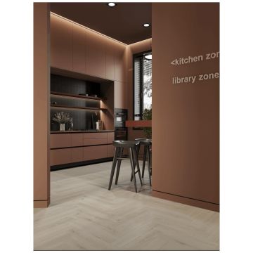 Каменно-полимерный ламинат SPC Альпин Флор Паркет (Parquet) 4/34 Изящная Планка Easy Plank фаска 4V Премиум 1066-5, Alpine Floor