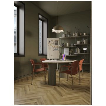 Каменно-полимерный ламинат SPC Альпин Флор Паркет (Parquet) 4/34 Основа Стиля Start Style фаска 4V Премиум 1066-7, Alpine Floor