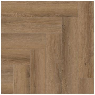 Каменно-полимерный ламинат SPC Альпин Флор Паркет С (Parquet S) 4/34 Онега Onega фаска 4V Премиум 1055-3, Alpine Floor