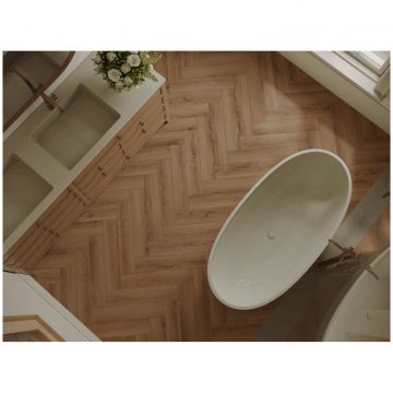 Каменно-полимерный ламинат SPC Альпин Флор Паркет С (Parquet S) 4/34 Лама Lama фаска 4V Премиум 1055-4, Alpine Floor