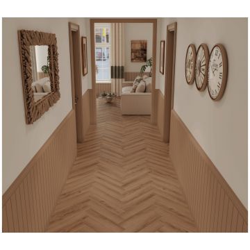 Каменно-полимерный ламинат SPC Альпин Флор Паркет С (Parquet S) 4/34 Сенеж Senezh фаска 4V Премиум 1055-5, Alpine Floor