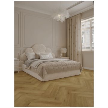 Каменно-полимерный ламинат SPC Альпин Флор Паркет С (Parquet S) 4/34 Вуокса Vuoksa фаска 4V Премиум 1055-8, Alpine Floor