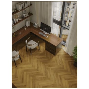 Каменно-полимерный ламинат SPC Альпин Флор Паркет С (Parquet S) 4/34 Селигер Seliger фаска 4V Премиум 1055-9, Alpine Floor