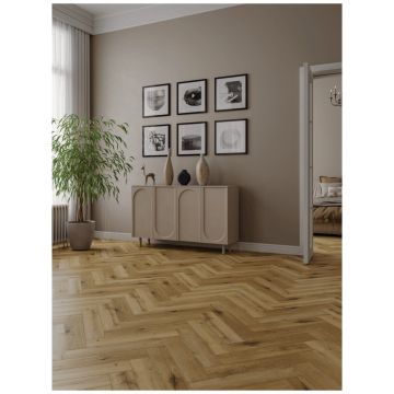 Каменно-полимерный ламинат SPC Альпин Флор Паркет С (Parquet S) 4/34 Опал Opal фаска 4V Премиум 1055-12, Alpine Floor