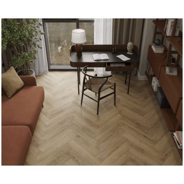 Каменно-полимерный ламинат SPC Альпин Флор Паркет С (Parquet S) 4/34 Бриз Breeze фаска 4V Премиум 1055-13, Alpine Floor