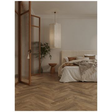 Каменно-полимерный ламинат SPC Альпин Флор Паркет С (Parquet S) 4/34 Лахти Lahti фаска 4V Премиум 1055-15, Alpine Floor