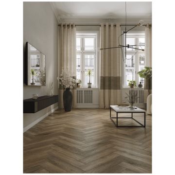 Каменно-полимерный ламинат SPC Альпин Флор Паркет С (Parquet S) 4/34 Вена Vienna фаска 4V Премиум 1055-16, Alpine Floor