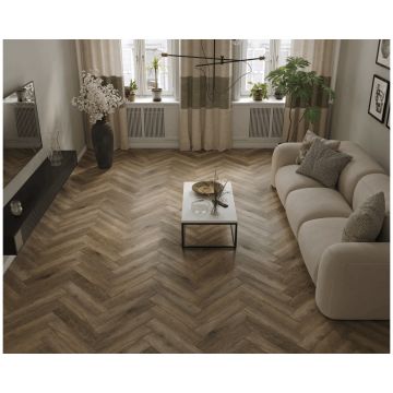 Каменно-полимерный ламинат SPC Альпин Флор Паркет С (Parquet S) 4/34 Вена Vienna фаска 4V Премиум 1055-16, Alpine Floor