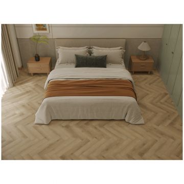 Каменно-полимерный ламинат SPC Альпин Флор Паркет С (Parquet S) 4/34 Сияние Glou фаска 4V Премиум 1055-20, Alpine Floor