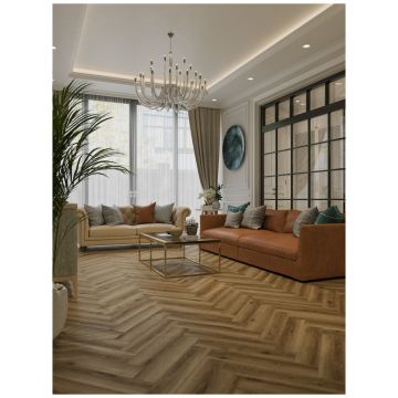 Каменно-полимерный ламинат SPC Альпин Флор Титан Паркет (Titan Parquet) 6/43 Афина фаска 4V (крашеная) ЕСО 29-1, Alpine Floor