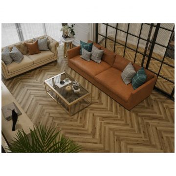 Каменно-полимерный ламинат SPC Альпин Флор Титан Паркет (Titan Parquet) 6/43 Афина фаска 4V (крашеная) ЕСО 29-1, Alpine Floor