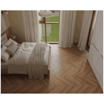 Каменно-полимерный ламинат SPC Альпин Флор Титан Паркет (Titan Parquet) 6/43 Феникс фаска 4V (крашеная) ЕСО 29-8, Alpine Floor